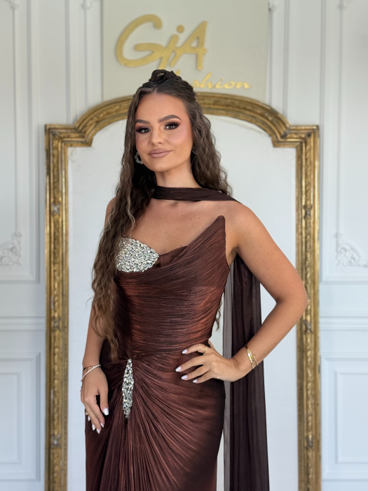 Rochie Fezany Brown [2]