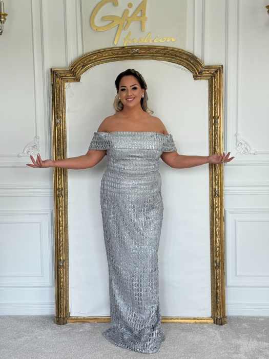 Rochie Glitty SILVER [3]