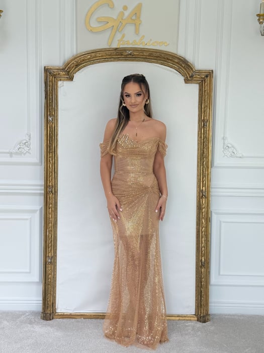 Rochie Gold Essemia [9]