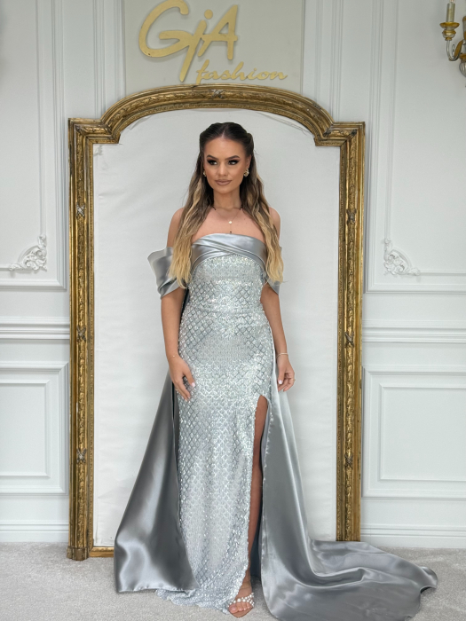 Rochie Hassisa GRAY SILVER [8]