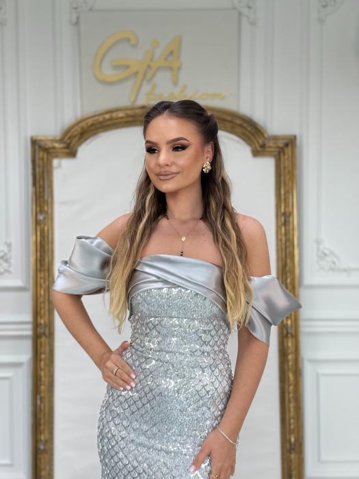 Rochie Hassisa GRAY SILVER [2]