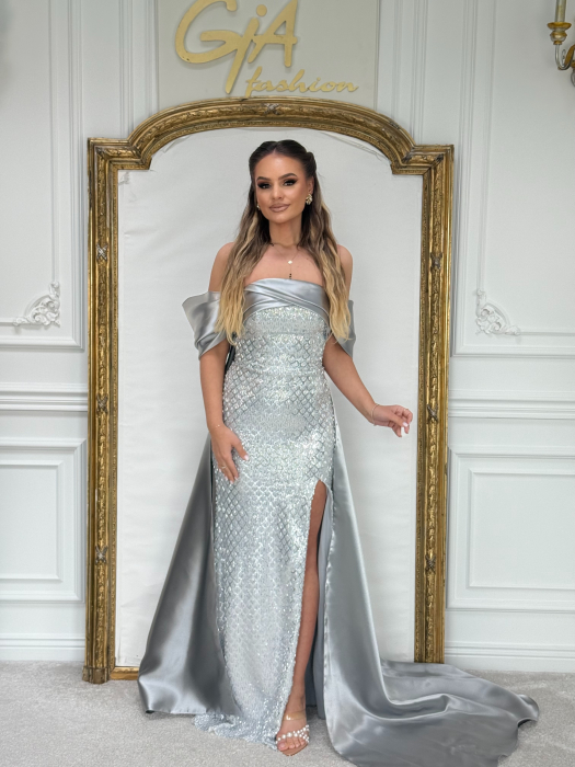 Rochie Hassisa GRAY SILVER [7]