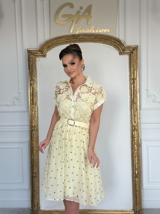 Rochie Heart Yellow [3]