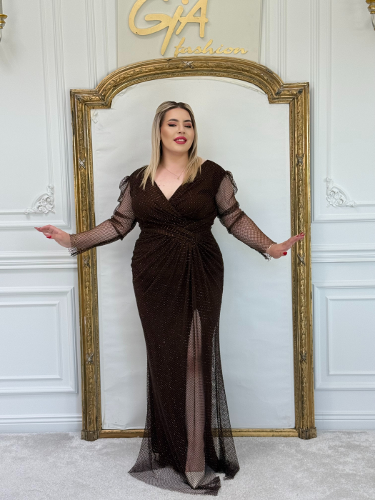 Rochie Helanny Brown [4]