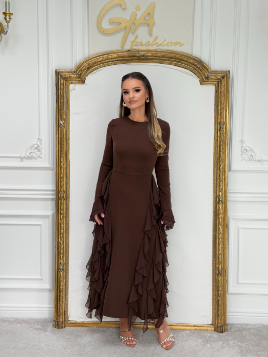 Rochie Leressat  maro [4]