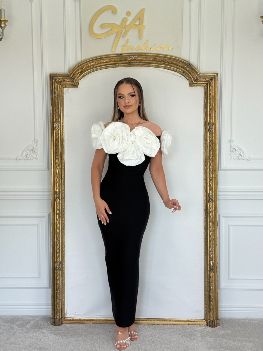 Rochie Kallea  BLACK&WHITE [1]