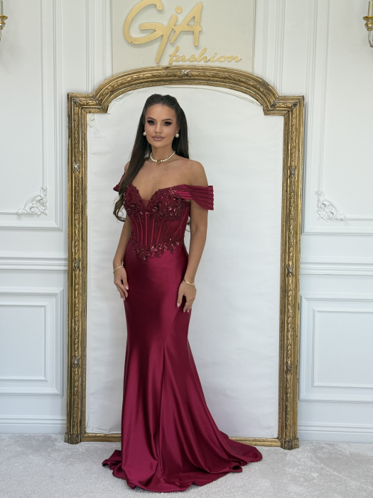 Rochie Kanera Bordo [4]