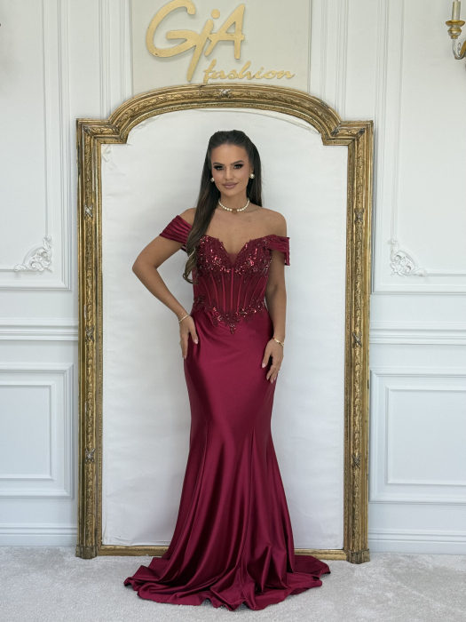 Rochie Kanera Bordo [3]