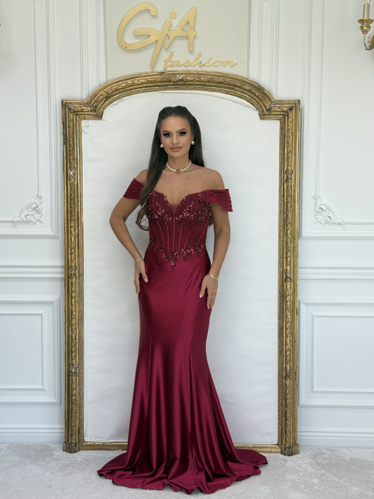 Rochie Kanera Bordo [6]