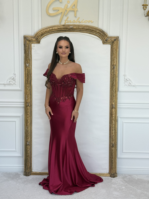 Rochie Kanera Bordo [5]