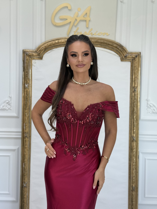 Rochie Kanera Bordo [2]