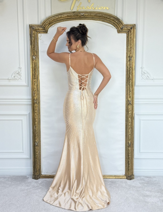 Rochie Karelli Beige [5]