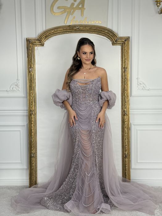 Rochie Karinea cu trenă detașabilă [3]