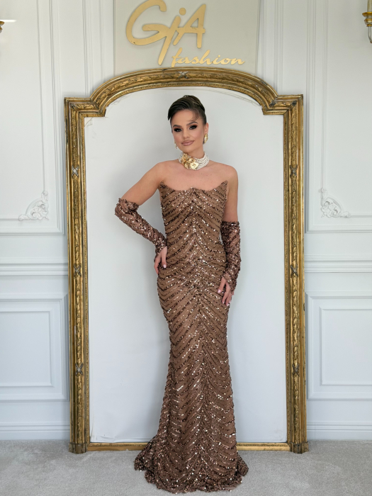 Rochie Karinne Brown [10]