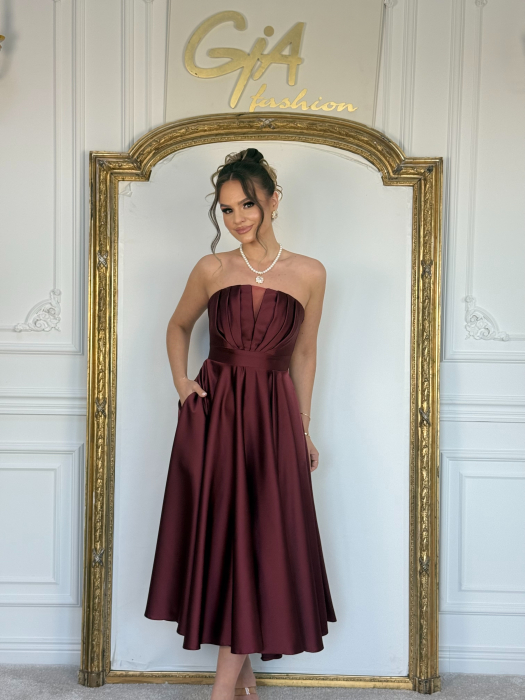 Rochie Kariza Bordo [8]