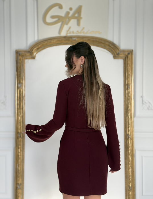 Rochie Kasiva Bordo [7]