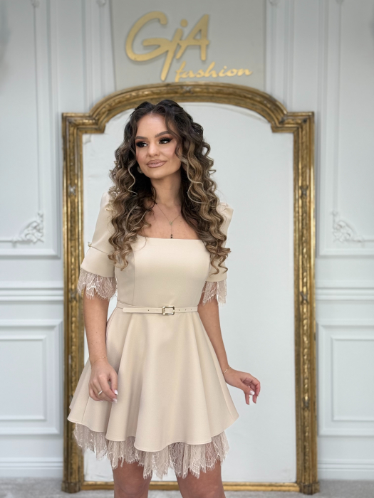 Rochie Kazella Beige [2]