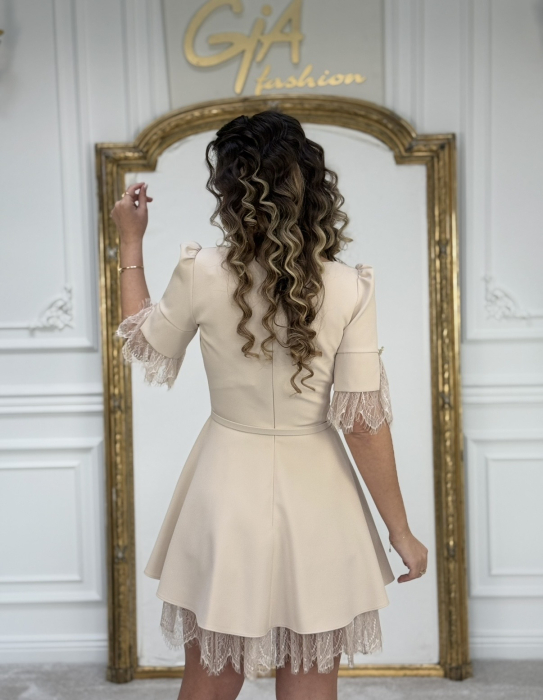 Rochie Kazella Beige [7]