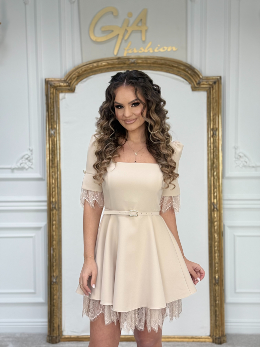 Rochie Kazella Beige [4]