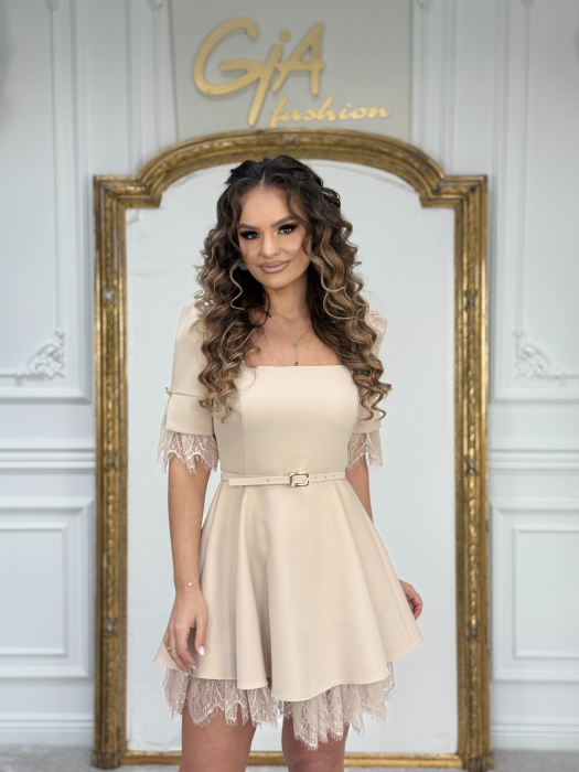 Rochie Kazella Beige [5]