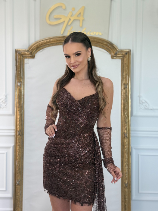 Rochie Kazella Brown [7]