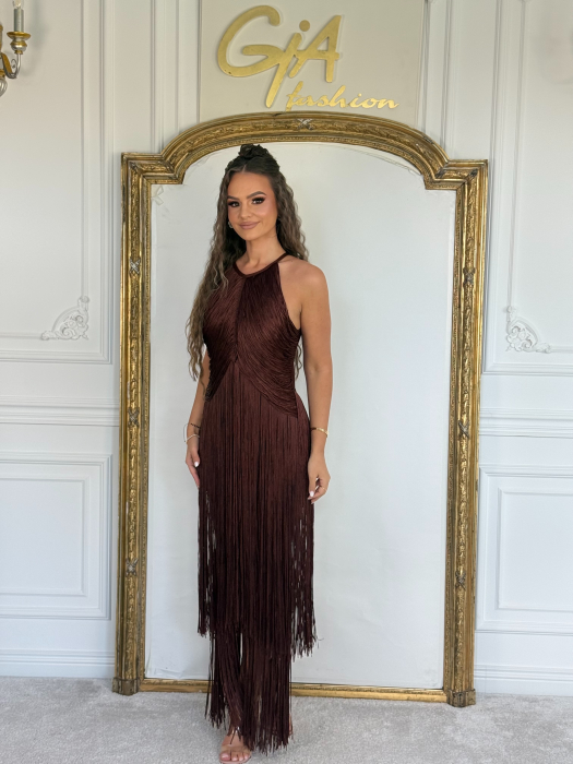 Rochie Kazia Brown [4]