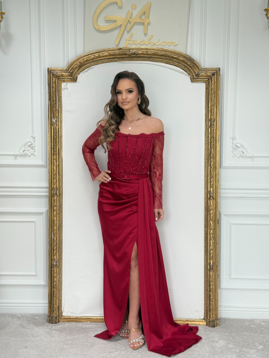 Rochie Kerenia Bordo [9]