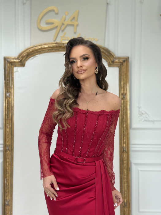 Rochie Kerenia Bordo [2]