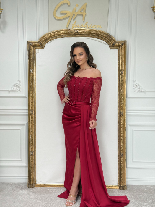 Rochie Kerenia Bordo [6]