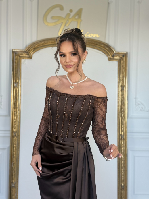 Rochie Kerenia Brown [2]