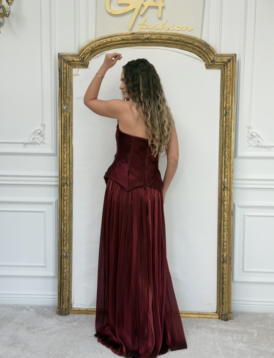 Rochie Kezillia Bordo [7]