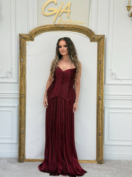 Rochie Kezillia Bordo [4]