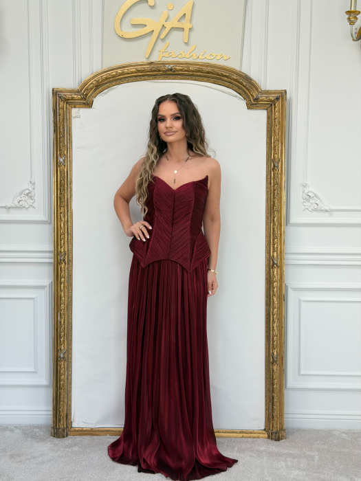 Rochie Kezillia Bordo [5]