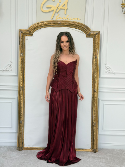 Rochie Kezillia Bordo [3]