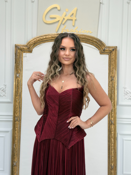 Rochie Kezillia Bordo [2]