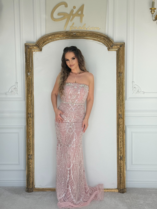 Rochie Lamellia Pink [8]