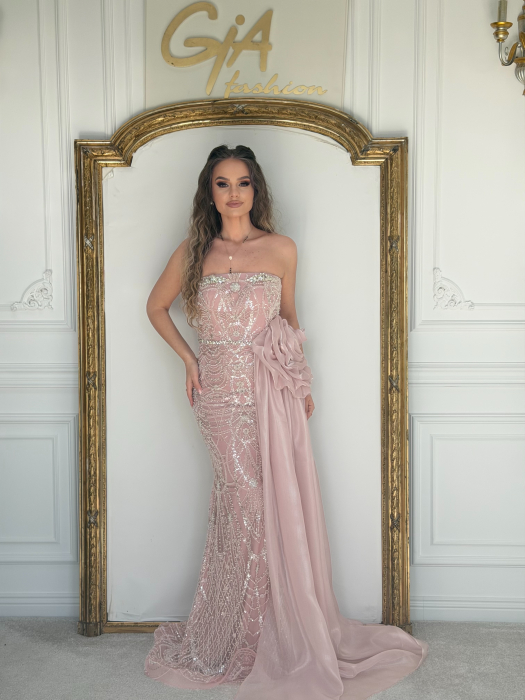 Rochie Lamellia Pink [4]