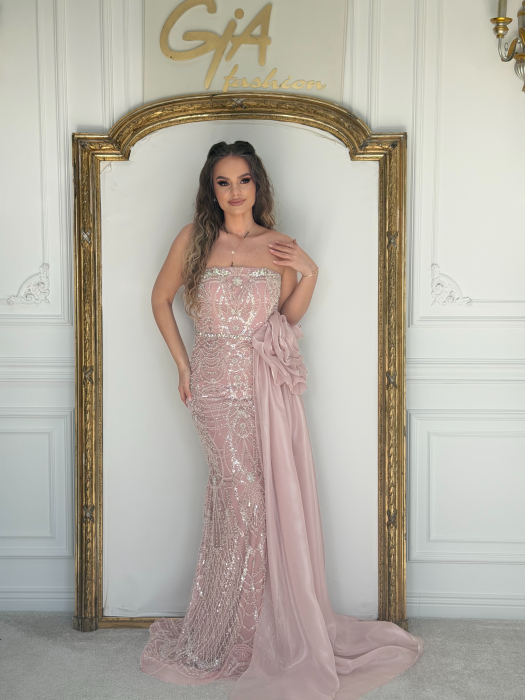 Rochie Lamellia Pink [6]