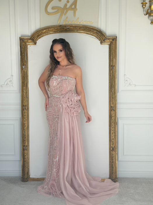 Rochie Lamellia Pink [7]