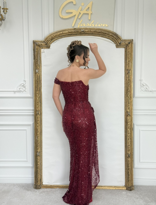 Rochie Lasella Bordo [6]