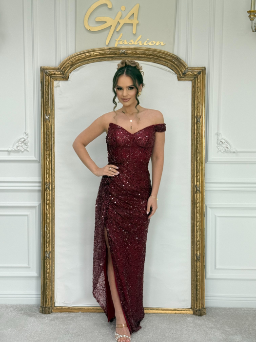 Rochie Lasella Bordo [3]