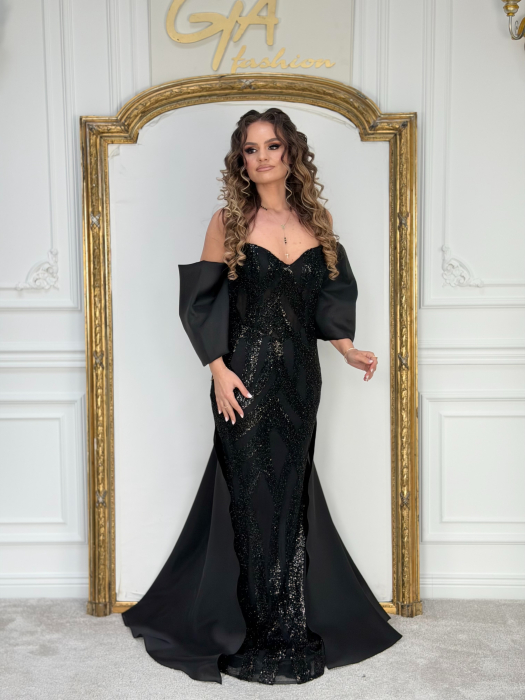 Rochie Lorinnia Black [4]