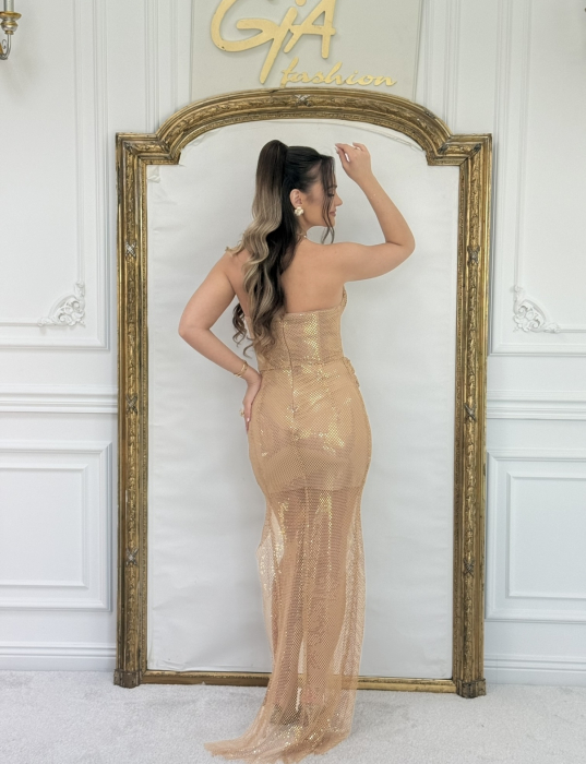 Rochie Lovessia Gold [7]