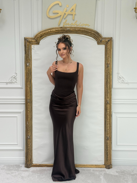 Rochie Madenia Brown [3]