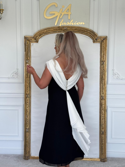 Rochie Madida BLACK AND WHITE [4]