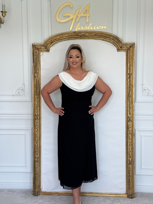Rochie Madida BLACK AND WHITE [2]