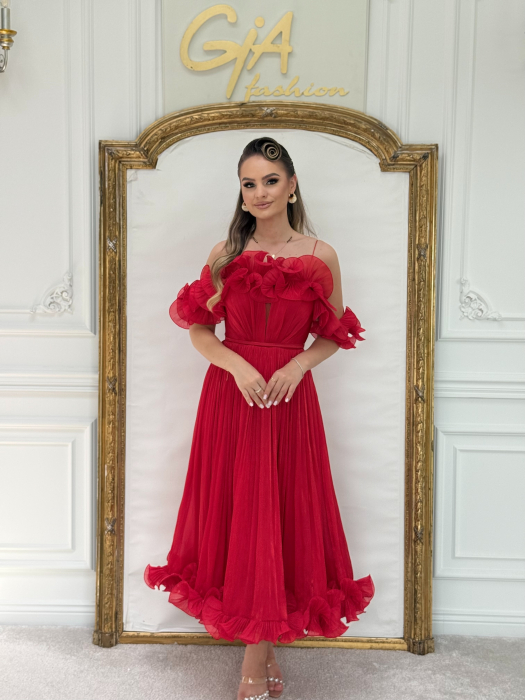 Rochie Mallace Red [5]