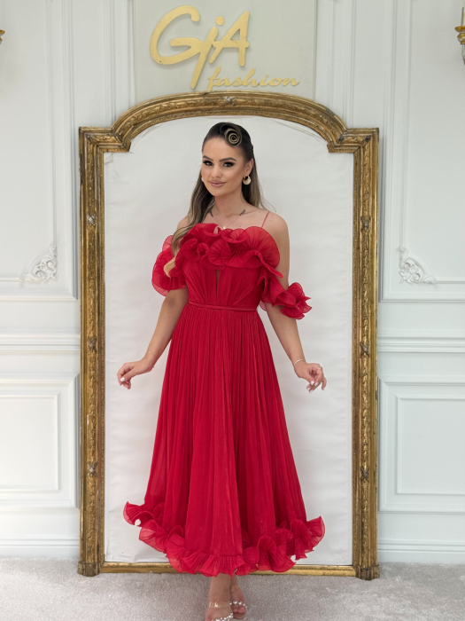 Rochie Mallace Red [4]