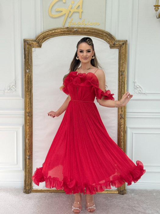 Rochie Mallace Red [3]