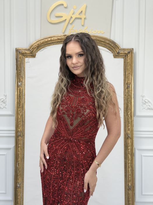 Rochie Mallia Red [4]